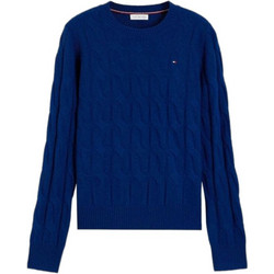 Tommy Hilfiger Γυναικεία Πλεκτή Μπλούζα Royal Blue WW0WW43586-C7I