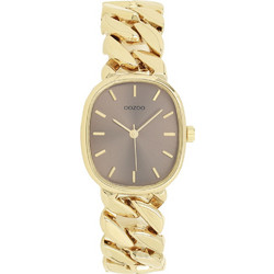 Oozoo Timepieces Γυναικείο Ρολόι με Χρυσό Μεταλλικό Μπρασελέ C11718