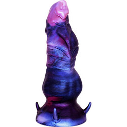 Passion Labs Fantasy No 51 Dildo με Βεντούζα 19.5cm Μωβ