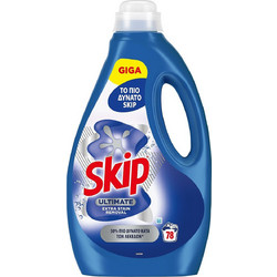 Skip Ultimate Stain Removal Υγρό Απορρυπαντικό Πλυντηρίου 78 Μεζούρες 3.5lt