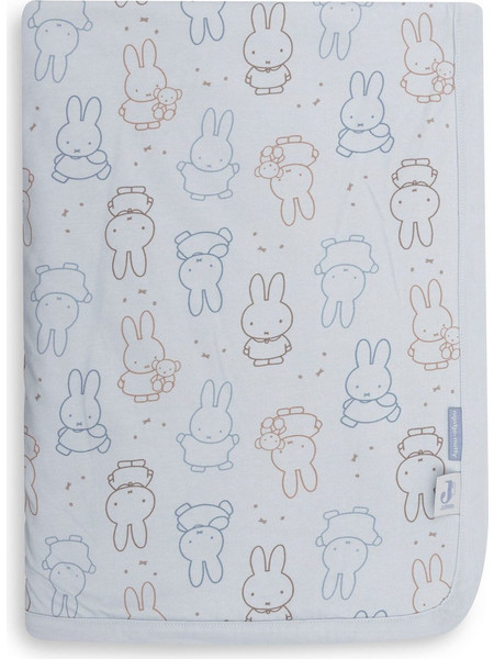 Jollein Miffy Moments Κουβέρτα Αγκαλιάς 75x100 Γαλάζια