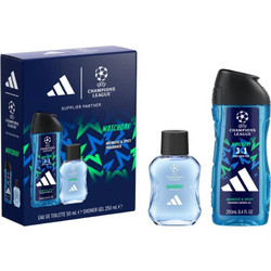 Adidas UEFA Champions League Matchday Eau de Toilette 50ml + Shower Gel 250ml