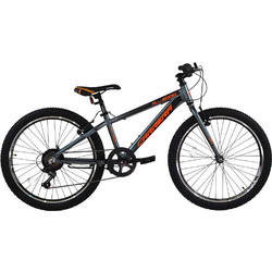 Carrera M4 2001 Παιδικό Mountain Bike 24" με 7 Ταχύτητες Γκρι Πορτοκαλί