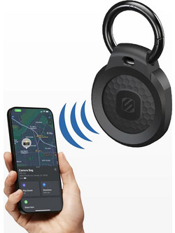 Scosche FoundIt Black Anti-Lost Tracker Apple Find My Google Find My Device Black 1 Pack