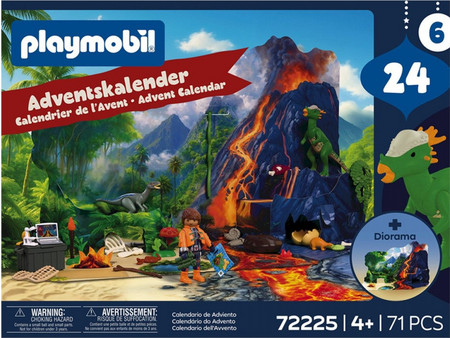 Playmobil Advent Calendar Περιπέτεια στο Νησί των Δεινοσαύρων για 4+ Ετών 72225