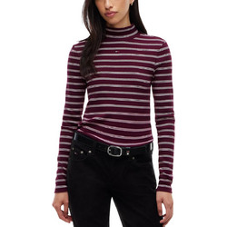Tommy Jeans Γυναικείο Χειμερινό Top Ριπ Μπορντό DW0DW19830-0EZ