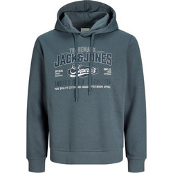 Jack & Jones Ανδρικό Φούτερ με Κουκούλα & Τσέπες Πετρόλ 12299467