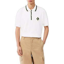 Lacoste Ανδρική Μπλούζα Polo Κοντομάνικη Λευκή PH8637-70V