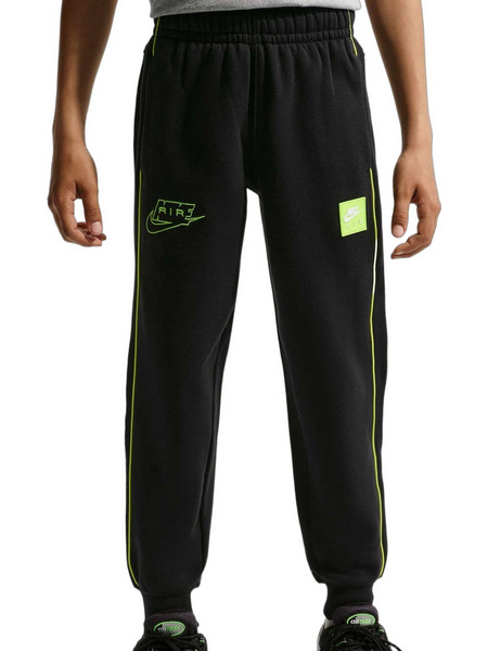 Nike Παιδικό Παντελόνι Φόρμας Μαύρο Lime II7351-011