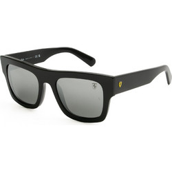 Ray-Ban RB2217M F60188 Ανδρικά Γυαλιά Ηλίου Τετράγωνα Κοκάλινα Μαύρα με Aσημί Φακό