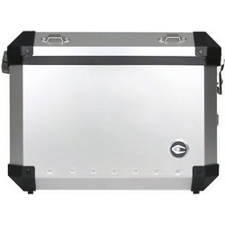 Coocase X4 Σετ Πλαϊνές Βαλίτσες Μηχανής Αλουμινίου 2x28lt Ασημί