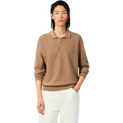 Lacoste Ανδρική Μπλούζα Polo Κοντομάνικη Καφέ AH9904