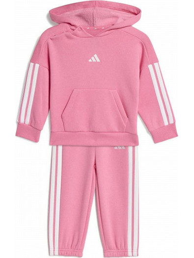 Adidas Βρεφικό Σετ Φόρμας Χειμωνιάτικο Ροζ KC6154