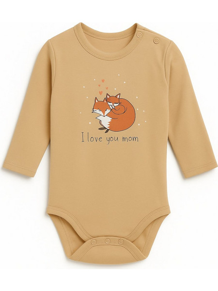 Fox Mom Φορμάκι Εσώρουχο Μακρυμάνικo Εκρού 8020610