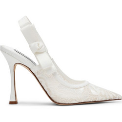 Steve Madden Γόβες Slingback με Λεπτό Ψηλό Τακούνι Λευκές 11003815-152