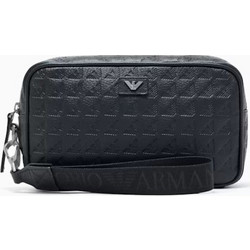 Emporio Armani Ανδρικό Νεσεσέρ Ταξιδίου με Θήκες 22.5x5x12cm Μαύρο