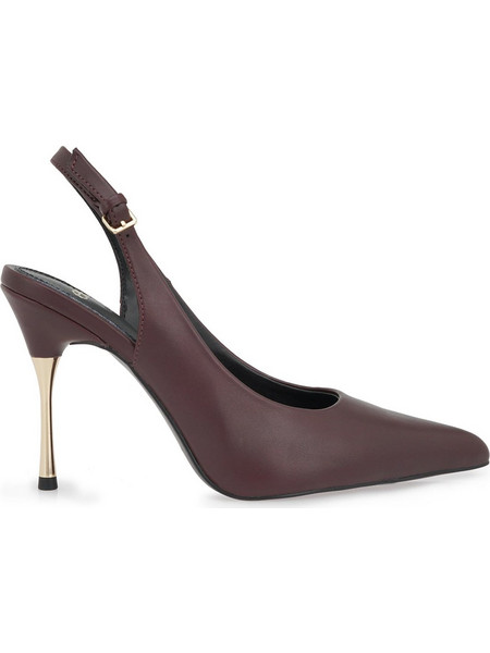 Exe Γόβες Slingback με Τακούνι Στιλέτο Σοκολατί X47001015-145