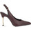 Exe Γόβες Slingback με Τακούνι Στιλέτο Σοκολατί X47001015-145