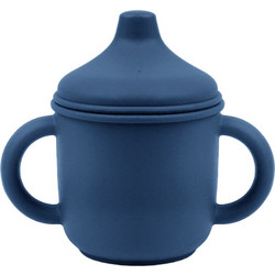 BabyCloud Ποτηράκι Σιλικόνης Navy Blue 150ml