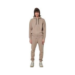 Body Action Ανδρικό Παντελόνι Φόρμας Fleece με Λάστιχο Μπεζ 023634