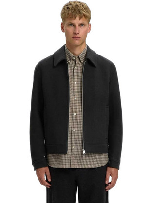 Selected Ανδρικό Μπουφάν Χειμωνιάτικο Puffer Μαύρο 16097824