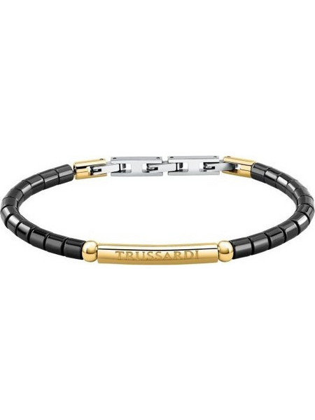 Trussardi T-Ceramic Ανδρικό Βραχιόλι από Ατσάλι Xρυσό TJAXE03