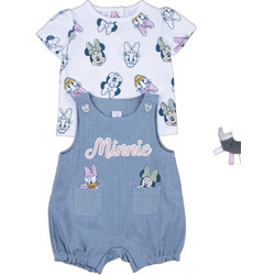 Prenatal Minnie Mouse Βρεφικό Σετ για Κορίτσι Καλοκαιρινό Λευκό Γαλάζιο 1571782