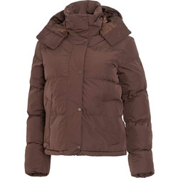 Brille Mandy Γυναικείο Μπουφάν Χειμωνιάτικο Puffer Μακρύ Σοκολατί SD250801-COBR