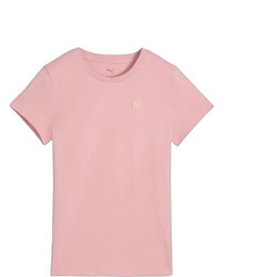 Puma ESS+ Elevated Tee Γυναικείο Αθλητικό T-Shirt Ροζ 691855-26