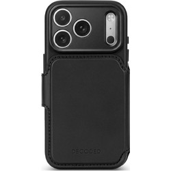 Decoded Leather Detachable Wallet Black (iPhone 18 Pro Max)