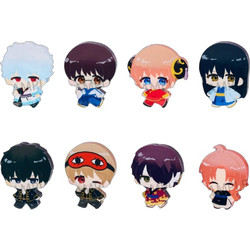 MegaHouse Gintama Karakoro Clear Candy Φιγούρες Vol. 2 5cm 8τμχ