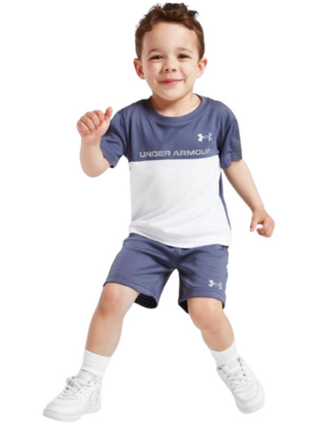 Under Armour Βρεφικό Σετ για Αγόρι Καλοκαιρινό Λευκό Navy Μπλε 25UASGI86D-062