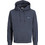Jack & Jones Ανδρικό Φούτερ με Κουκούλα Navy Μπλε 12298438