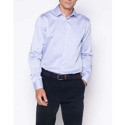 The Bostonians Ανδρικό Πουκάμισο Μακρυμάνικο Slim Fit Γαλάζιο 3ACP2511
