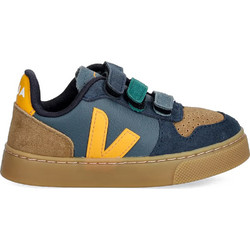Veja V-10 Παιδικά Sneakers Navy Μπλε Πετρόλ Κίτρινα CV0520986