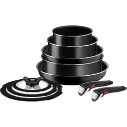 Tefal Ingenio Σετ Μαγειρικά Σκεύη από Ανοξείδωτο Ατσάλι με Αντικολλητική Επίστρωση 5τμχ L1549042
