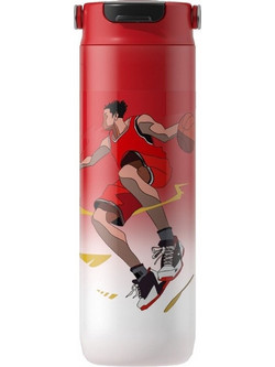 Maestro New Basketball Παιδικό Παγούρι Θερμός Ανοξείδωτο Κόκκινο 600ml