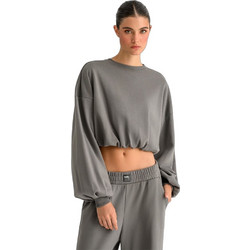BodyTalk Γυναικείο Αθλητικό Crop Top Ανθρακί 1262-906726-54389