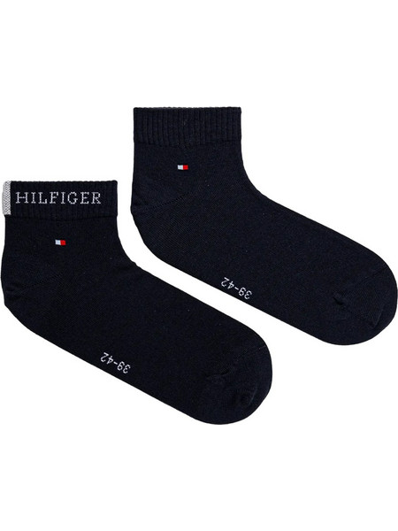 Tommy Hilfiger Ανδρικές Κάλτσες Κοντές Navy Μπλε 2Pack 701232466-004