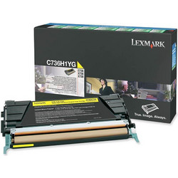 Lexmark C736H1YG Yellow Toner