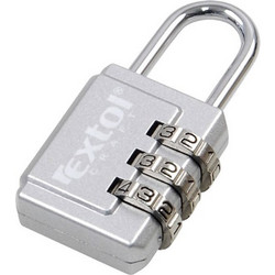 EXTOL CRAFT Combination lock 3.5mm with three-digit code 26x55mm