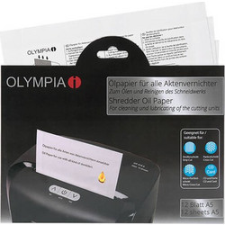 Χαρτί με λάδι για καταστροφείς εγγράφων Olympia 9130 (12 τεμάχια Α5) 9130