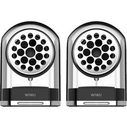 WIWU SPK302 Gemini Wireless Bluetooth Magnetic Multimedia Speaker System Διάφανα