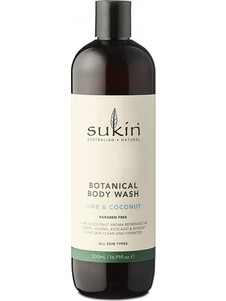 Sukin Botanical Lime & Coconut Αφρόλουτρο σε Gel 500ml