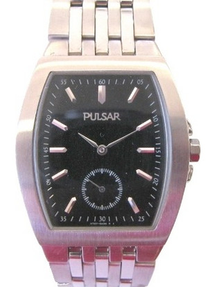 Pulsar Ανδρικό Ρολόι με Ροζ Μεταλλικό Μπρασελέ PCC011