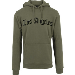 Mister Tee Los Angeles Wording Ανδρικό Φούτερ με Κουκούλα & Τσέπες Χακί MT2561-00176