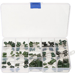 150Pcs 100V Polyester Film Capacitor 15 Value 0.33nF-470nF Assorstment Kit
