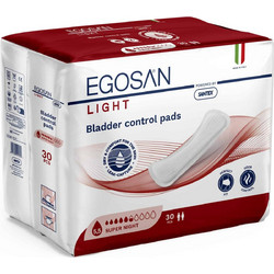 Egosan Lady Super Night Σερβιέτες Ακράτειας 5 Σταγόνες 30τμχ