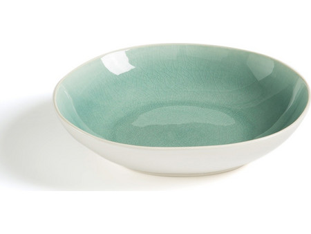 La Redoute Πιάτα Βαθιά Κεραμικά Gogain Πράσινο 350156871 20cm 4τμχ