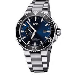 Oris Ανδρικό Ρολόι Αυτόματο με Ασημί Μεταλλικό Μπρασελέ 0174377334135-0782405PEB